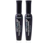 Bourjois Push Up Máscara de pestañas Tono 71 Waterproof black, 7 ml (Paquete de 2)
