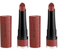 Bourjois Velvet The Lipstick, Barra De Labios Tono: 024 Pari'sienne - 2.3 gr (Paquete de 2)