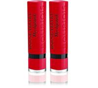 Bourjois Velvet The Lipstick Barra de Labios Tono 08 (Rubi’s cute), 2.3 gr (Paquete de 2)
