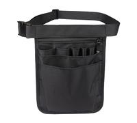 Boutihao Riñonera de Enfermera, Organizador Auxiliar de Enfermería, Riñonera Enfermera Ajustable Cinturón, Organizador de Bolsillo in Tela Oxford Impermeable, para Almacenar Suministros Médicos, Negro