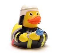 Boutique Duck - Canard de bain pompier | Canard de bain - L : 8,5 cm