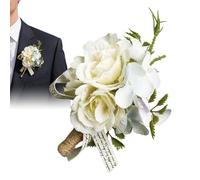 Boutonniere Men - Élé Realista para Padrinos de Boda | Ramillete de Flores de Boda | Damas de, Celebraciones, Bailes, Eventos Especiales, Despedida de Soltera, Ceremonia, recepción, Cena