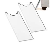 Bouts De Lit - 2 Pièces Clairs Mural Pare-chocs Non Glissade Protecteur De Meubles Pour Le Flux D'air Amélioré, Sécurité, Avec Une Installation Facile, Un Entretoise Murale Pour L'appartement, La Mais