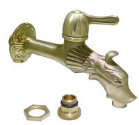 Boutté 2158001 205T - Grifo para fuente (cabeza de dragón, 1/4, torre macho, 15 x 21)