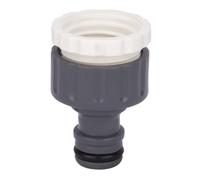 Boutté AQADF26+AQ2620 - Nariz de grifo automático de plástico hembra (26 x 34 + reducción, 20 x 27), color gris
