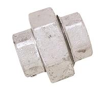 Boutté UDF15 Union - Hierro galvanizado sphero cónico hembra (15 x 21, plateado)