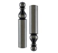 BoUVET - TB INDUSTRIE AKA60115 par de tapa rústica n.º 16 Bros para Exacta Ø16 H.80 mm, hierro negro-CF-16-A-EX16-5