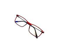 Bov® (TR-115) Premium Blue Cut Zero Power Rectángulo Spectacles with Anti-glare for Eye Protection from UV400 by Computer Mobile Gaming Glasses(For Boys and Girls ABOVE 14 years)