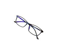 Bov® (TR-309-BLACK) Premium Blue Cut Zero Power Rectángulo Spectacles with Anti-glare for Eye Protection from UV400 by Computer Laptop Mobile Gaming Glasses (For Boys and Girls ABOVE 16 years) (BLACK)