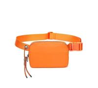 Bovagu Crossbody, Long Strap Crossbody Bag, Anti Theft Crossbody Bag for Women Men Travel Hiking Running,Outdoors Hands-Free Wallets Waist Pack Phone Bag(Orange)