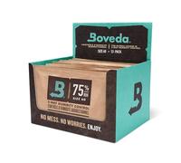 Boveda - Bolsitas para almacenar puros y tabaco | Control doble de la humedad - 75 % HR | Tamaño 60 para cada 25 puros | Tecnología patentada para humidores de puros | Pack de 12 en expositor de cartón