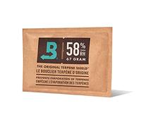 Boveda - Bolsitas para almacenar remedios naturales | Control doble de la humedad - 58 % HR | Tamaño 67 para un máximo de 450 g | Previene la pérdida de terpenos por sequedad y moho | Pack de 1