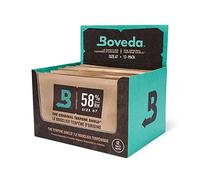 Boveda - Bolsitas para almacenar remedios naturales | Control doble de la humedad - 58% HR | Tamaño 67 para un máximo de 450 g | Previene la pérdida de terpenos | Pack de 12