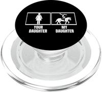 Bóvedas a Caballo Su Hija Mi Hija Ecuestre Bóvedas PopSockets PopGrip para MagSafe