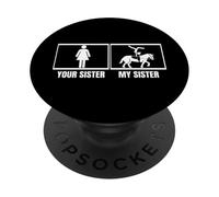 Bóvedas a Caballo Tu Hermana Mi Hermana Ecuestre Bóvedas PopSockets PopGrip Adhesivo