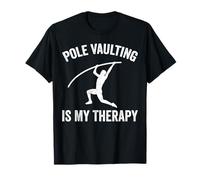 Bóvedas de Poste es mi Terapia Bóveda de Poste Divertido de la bóveda Camiseta