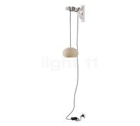 Bover lámpara colgante LED Garota, enchufe color blanco/marfil