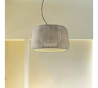 Bover lámpara colgante exterior LED Fora 90, blanco natural/beige True