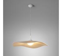 Bover lámpara colgante LED Mediterránia, color crema, Ø 52 cm
