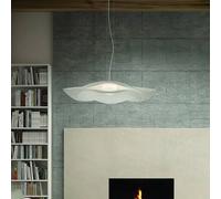 Bover lámpara colgante LED Mediterránia S/105.2, blanco/color crema True