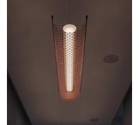 Bover lámpara colgante LED Nans Balis S/140, marrón/rojo, 140 cm True