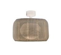 Bover Lámpara LED de techo Fora, blanco natural/beige, Ø 50 cm True