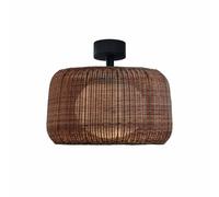 Bover Lámpara LED de techo Fora, grafito marrón/marrón, Ø 50 cm