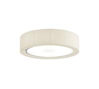 Bover lámpara LED de techo Urban, plata/crema, Ø 60 cm True