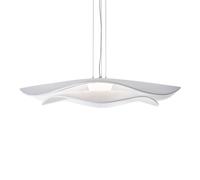 Bover Mediterrània colgante LED 2 pantallas blanco