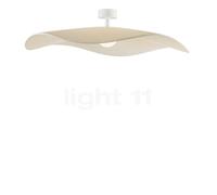 Bover Mediterrània, lámpara de techo LED, crema