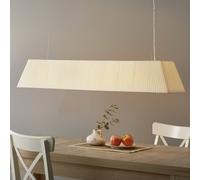 Bover Mei 120 - lámpara colgante alargada, crema