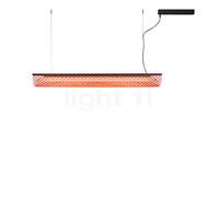 Bover Nans Balis, lámpara de suspensión LED, rojo
