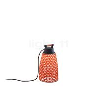 Bover Nans, lámpara de sobremesa LED, rojo - 21 cm