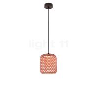 Bover Nans, lámpara de suspensión LED, rojo - 22 cm