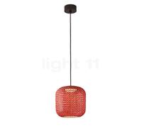 Bover Nans, lámpara de suspensión LED, rojo - 32 cm
