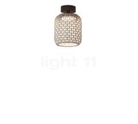 Bover Nans, lámpara de techo LED, beige - 22 cm