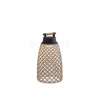 Bover Nans, lámpara recargable LED, marrón - 26 cm