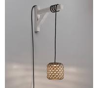 Bover Nans S/16/H colgante LED, enchufe, marrón True