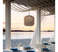 Bover Nans S/31 Lámpara colgante exterior LED, marrón True