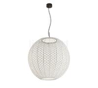 Bover Nans Sphere S/80 lámpara colgante exterior LED beige