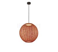 Bover Nans Sphere, lámpara de suspensión LED, rojo - 60 cm