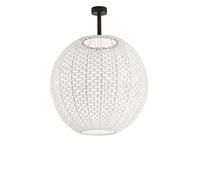 Bover Nans Sphere, lámpara de techo LED, beige - 80 cm