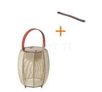 Bover Tanit, lámpara recargable LED, beige