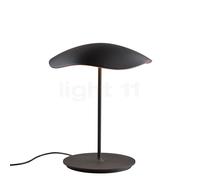 Bover lámpara de mesa LED Valentina M/29, negro/cobre