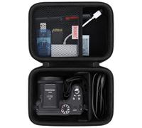 BOVKE Cámara Estuche para Kodak PIXPRO AZ405/AZ425/AZ255/AZ401/AZ528 Cámara Digital, Vlogging Cámaras de Viaje Duro Portando Estuches Bolsa de Almacenamiento Protectora, Negro