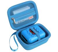 BOVKE Carga de Transporte para Bitzee Disney/Bitzee Magicals/Bitzee Juguete Interactivo Mascota Digital y Caso, Soporte de Viaje se Ajusta a Bitzee Virtual Electrónica Mascotas, baterías, Azul Claro