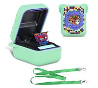 BOVKE Caso de Cubierta de Silicona para Bitzee Juguete Interactivo Mascota Digital con 15 Animales Dentro, Bitzee Original Digital Mascota Protectora de la Piel Manga para Virtual, Verde