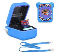 BOVKE Caso de Cubierta de Silicona para Bitzee Juguete Interactivo Mascota Digital con 15 Animales Dentro, Manga Protectora de la Piel para Mascotas electrónicas virtuales, Azul