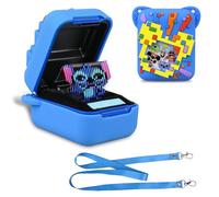 BOVKE Caso de Cubierta de Silicona para Juguete Interactivo de Bitzee Disney con 30 Personajes Dentro, Manga Protectora de Piel de Mascota Digital de Bitzee Disney para Juguetes, Azul