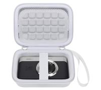 BOVKE Caso de Viaje para Kodak Pixpro C1 - Cámara Digital Ultra compacta, PIXPRO C1 Cámara Digital Bolso de Soporte con Extra Bolsillo de Malla para Cables de Carga, Blanco